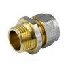 Муфта МП латунь никель обжим Дн 26х3/4" НР ГОСТ 32415-2013 7001 Aquasfera 7001-05 — 5
