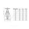 Задвижка клиновая сталь 30лс41нжХЛ Ду 150 Ру16 фл МЗТА — 11