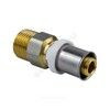 Муфта МП латунь никель пресс Дн 20х1/2" НР ГОСТ 32415-2013 8001 Aquasfera 8001-03, миниатюра — 5