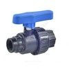 Кран шаровой компрессионный 3/4"x3/4" ВР/ВР Ру10 RTP (РосТурПласт) 17359 — 2