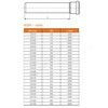 Труба НПВХ с раструбом коричневая Дн 400х11,7 б/нап L=3,0м в/к KGEM SN8 Ostendorf 226180, миниатюра — 2