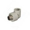 Угольник PP-R комбинированный серый Дн 32х1" НР RTP (РосТурПласт) 11053 — 3