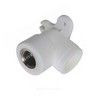 Угольник PP-R комбинированный белый Дн 20х1/2" ВР с креплением PRO VALFEX 10120020-PRO, миниатюра — 0