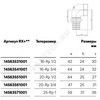 Угольник для PE-X труб аксиальный бронза Дн 20х1/2" ВР RAUTITAN RX+ Rehau 14563551001 (13660961001) — 3