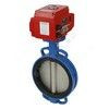 Затвор дисковый поворотный чугун Ду 65 Ру16 межфл с электроприводом QB-050 230В диск нерж манжета EPDM Benarmo 1, миниатюра — 0