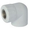 Угольник PP-R комбинированный белый Дн 25х3/4" ВР RTP (РосТурПласт) 10793, миниатюра — 0