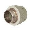 Муфта PP-R комбинированная под ключ серая Дн 50х1 1/2" НР RTP (РосТурПласт) 10948, миниатюра — 0