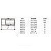 Муфта МП латунь никель пресс Дн 26х1" ВР ГОСТ 32415-2013 8002 Aquasfera 8002-06, миниатюра — 8
