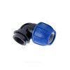 Отвод компрессионный ПЭ Дн 25х3/4"х90гр ВР Ру16 RTP (РосТурПласт) 11542, миниатюра — 0