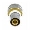 Муфта МП латунь никель пресс Дн 26х3/4" ВР ГОСТ 32415-2013 8002 Aquasfera 8002-05 — 7
