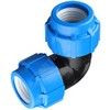 Отвод компрессионная ПЭ Дн 40х90гр Ру16 VALFEX 121001214040 — 2
