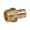 Муфта для PE-X труб радиальная латунь Дн 25х1/2" НР GX107 Giacomini GX107Y035 — 1