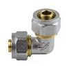 Угольник МП латунь никель обжим Дн 32х90гр ГОСТ 32415-2013 7005 Aquasfera 7005-04, миниатюра — 7