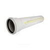 Труба PP-MD с раструбом бесшумная светло-серая Skolan Safe SKEM Дн 135х5,3 (DN125) б/нап L=3,0м в/к Ostendorf 336070, миниатюра — 3