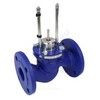 Клапан запорно-регулирующий чугун TRV-T односедельный Ду 32 Ру16 фл Kvs=8м3/ч под электропривод Теплосила TRV-T-32-8, миниатюра — 0