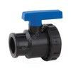 Кран шаровой компрессионный 1 1/2"x1 1/2" ВР/ВР Ру10 RTP (РосТурПласт) 16358