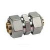 Муфта переходная для МП/PE-X труб латунь хром обжим Дн 26х20 R566AM Giacomini R566MX060 — 1