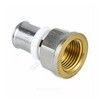 Муфта МП латунь никель пресс Дн 16х1/2" ВР ГОСТ 32415-2013 8002 Aquasfera 8002-01 — 2