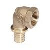 Угольник для PE-X труб аксиальный бронза Дн 20х3/4" ВР RAUTITAN RX+ Rehau 14563561001 (13660971001)