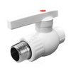 Кран шаровой PP-R белый Дн 20х1/2" НР VALFEX 10144220 — 1