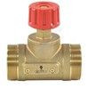 Клапан запорный ручной латунь CDT Ду 50 G2 1/4" A Ру16 НР Kvs=16м3/ч без ниппелей Danfoss 003Z7702 — 2