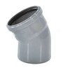 Отвод PP-H серый Дн 110х45гр б/нап в/к RTP (РосТурПласт) 36676 — 1