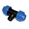 Тройник компрессионная ПЭ Дн 50х1 1/2"х50 НР Ру16 VALFEX 1210025011250