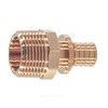 Муфта для PE-X труб аксиальная бронза Дн 16х1/2" НР RAUTITAN RX+ Rehau 14563111001 — 1