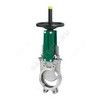 Задвижка шиберная односторонняя нерж VG6400-001EP Ду 400 Ру7 межфл со штурвалом уплотнение: EPDM Tecofi VG6400-001EP0400 — 1