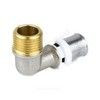 Угольник МП латунь никель пресс Дн 20х1/2"х90гр НР ГОСТ 32415-2013 8006 Aquasfera 8006-03, миниатюра — 3