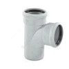 Тройник PP-MD бесшумный светло-серый Skolan Safe SKEA Дн 160х160х87гр (DN160) б/нап в/к Ostendorf 337400, миниатюра — 1