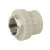 Муфта PP-R комбинированная под ключ серая Дн 75х2 1/2" ВР VALFEX 10134075Г — 1