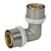 Угольник МП латунь пресс Дн 16х90гр ГОСТ 32415-2013 8005 Aquasfera 8005-01, миниатюра — 0