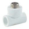Тройник PP-R комбинированный белый Дн 25х1/2" НР RTP (РосТурПласт) 10755 — 1