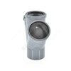 Крестовина PP-H 1-плоскостная серый Дн 50х50х50х45гр б/нап в/к VALFEX 27105050 — 7