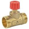 Клапан запорный ручной латунь CDT Ду 50 G2 1/4" A Ру16 НР Kvs=16м3/ч без ниппелей Danfoss 003Z7702