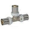 Тройник МП латунь никель пресс Дн 32 ГОСТ 32415-2013 8009 Aquasfera 8009-04, миниатюра — 0