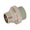 Муфта PP-R комбинированная разъемная серая Дн 25х3/4" НР RTP (РосТурПласт) 15520, миниатюра — 1