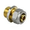 Муфта МП латунь никель обжим Дн 26х1" НР ГОСТ 32415-2013 7001 Aquasfera 7001-06, миниатюра — 6