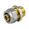 Муфта МП латунь никель обжим Дн 32х1" НР ГОСТ 32415-2013 7001 Aquasfera 7001-07 — 1