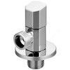 Клапан (вентиль) латунь бытовой хром угловой 1079 G1/2"х3/8" Ру16 НР с отражателем Aquasfera 1079-03 — 1