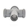 Крестовина PP-H 1-плоскостная серый Дн 110х110х110х87гр б/нап в/к VALFEX 27211110, миниатюра — 3