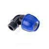 Отвод компрессионный ПЭ Дн 63х1 1/2"х90гр НР Ру10 RTP (РосТурПласт) 21782, миниатюра — 0