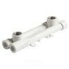 Планка (настенный комплект) PP-R монтажная универсальная серая Дн 20х1/2" ВР RTP (РосТурПласт) 30387, миниатюра — 0