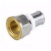 Муфта МП латунь никель пресс Дн 16х3/4" ВР ГОСТ 32415-2013 8002 Aquasfera 8002-02, миниатюра — 0