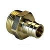 Муфта для PE-X труб радиальная латунь Дн 20х3/4" НР РОС — 4